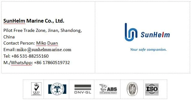 Sunhelm Marine 50kpa 80kpa Rubber Air Balloon Ship Launching Airbag Price