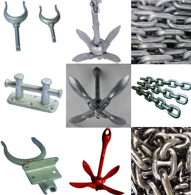 Type B Hot Dipped Galvanized Grapnel Folding Anchor