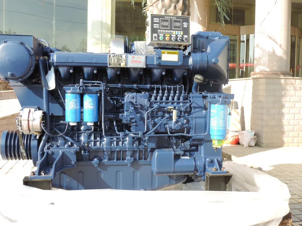 Wp12 Series Marine Engine 350HP 1500rpm Can Equipped with Gear Box